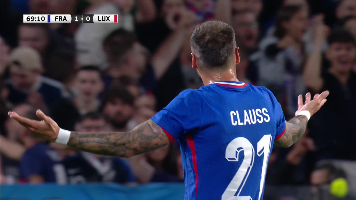 That's a ROCKET from Clauss to double France's lead! 🚀 Hard to strike it much sweeter than that 🇫🇷