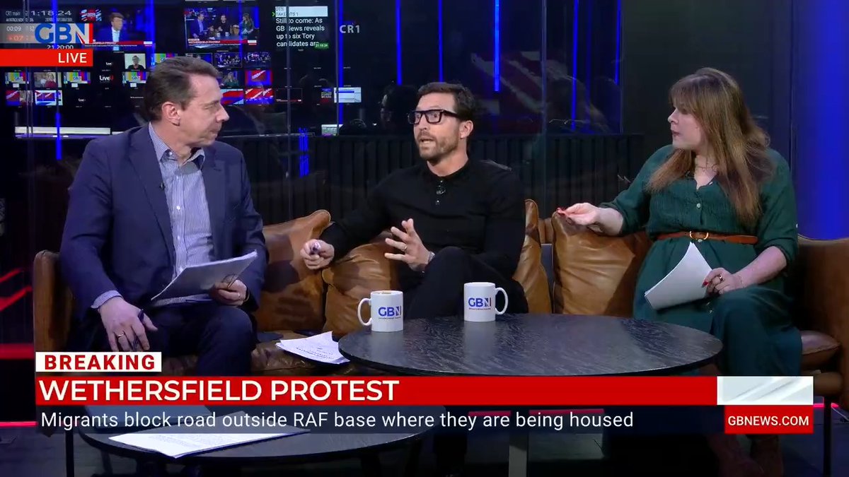 ‘I do not want them here. The majority of the British public do not want them here... We don’t know their past, we don’t know their views, barely any of them speak English, and I want them deported’ Adam Brooks AKA EssexPR 🇬🇧 Adam Brooks on illegal migrants in the UK.