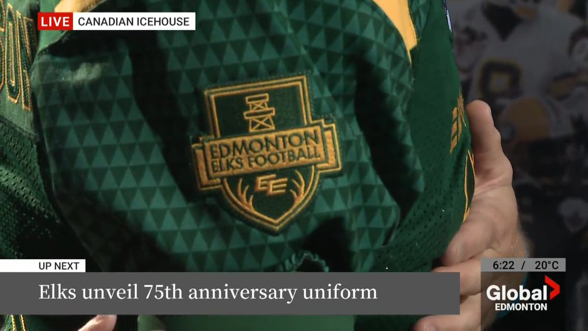 For their 75th season opener at Commonwealth Stadium, the Edmonton Elks have unveiled a new third jersey — the first time doing so in a decade. Nicole Di Donato has the details. #yeg