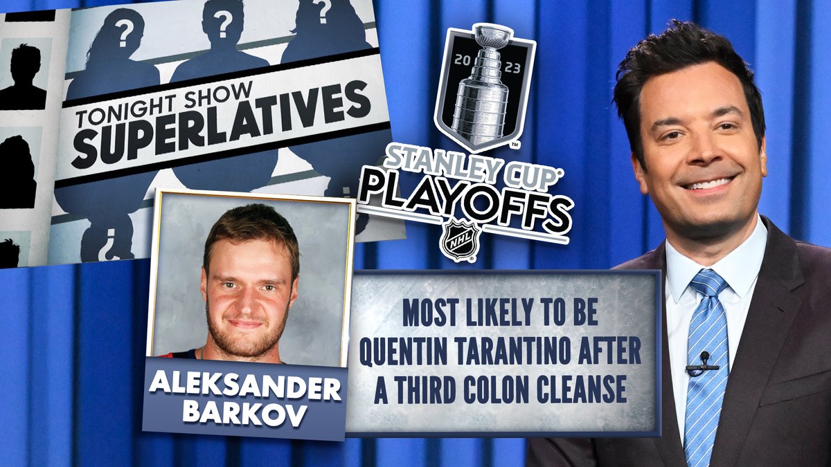 Tonight Show Superlatives: #StanleyCup Edition 🏒 Edmonton Oilers Florida Panthers #FallonTonight