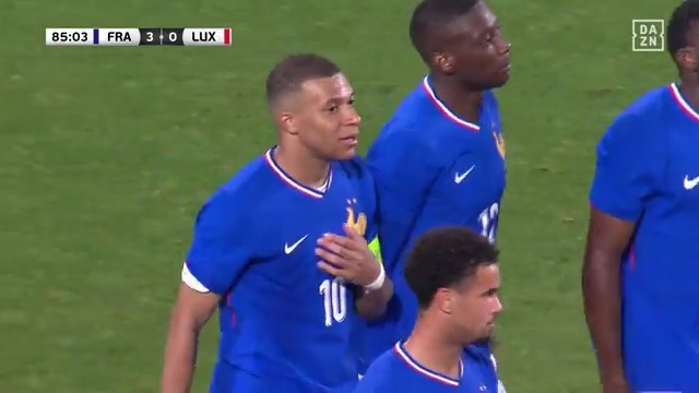 エンバペがルクセンブルク戦で得点