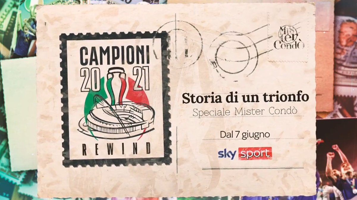 "Campioni 2020-2021 - Rewind", speciale Mister Condò: la nuova produzione originale sarà in onda dal 7 giugno su Sky Sport e in streaming su NOW #Europei2024 #Euro2024 #SkySport Paolo Condò