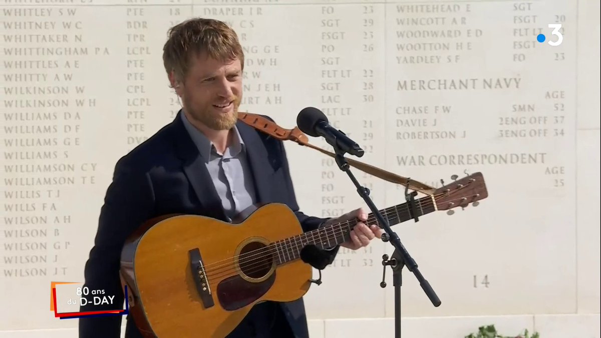 80 ans du Débarquement. Revivez l'interlude musical interprété par Johnny FLYNN lors de la cérémonie franco-britannique de Ver-sur-Mer. Vivez cette journée du 6 juin ici :