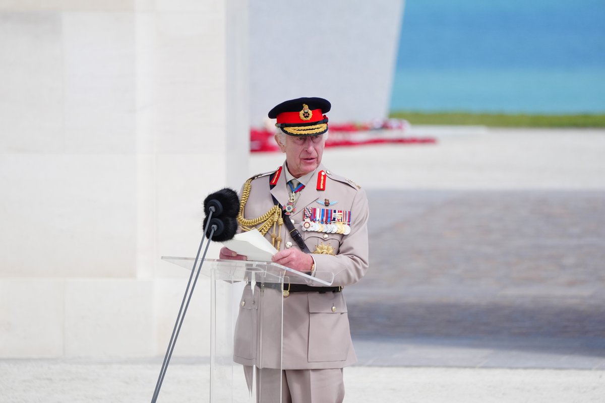 "On the beaches of Normandy, in the seas beyond and in the skies overhead, our Armed Forces carried out their duty with a humbling sense of resolve and determination: qualities so characteristic of that remarkable wartime generation." #DDay80