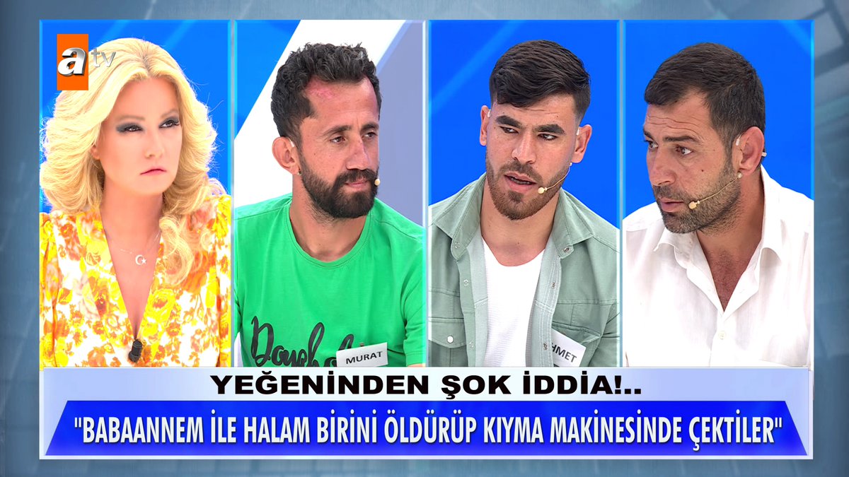 Müge Anlı’ya katılan bir vatandaş: “Babaannem ve halam birini öldürüp kıyma makinesinde çektiler.”