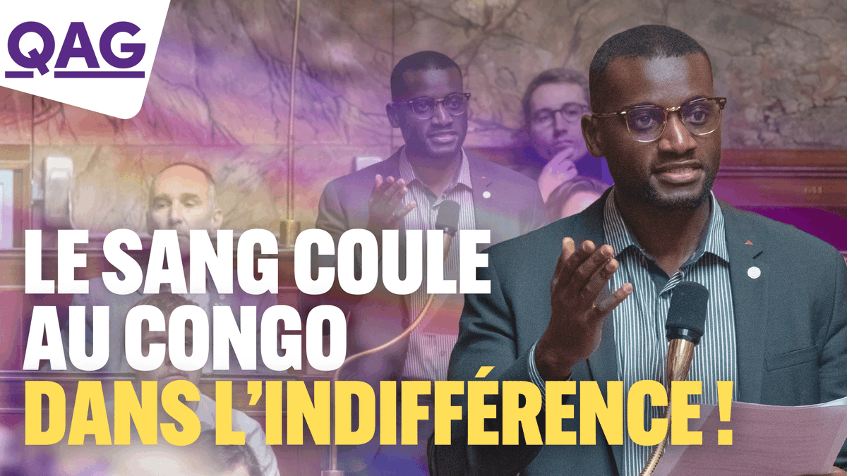 🇨🇩🩸“Le sang coule au Congo.” Intervention magistrale de Carlos Martens Bilongo, en votant pour LFI dimanche, vous votez pour la paix au Congo 🇨🇩, à Gaza 🇵🇸 et partout dans le monde. #RDC #Congo #Palestine #Hassan
