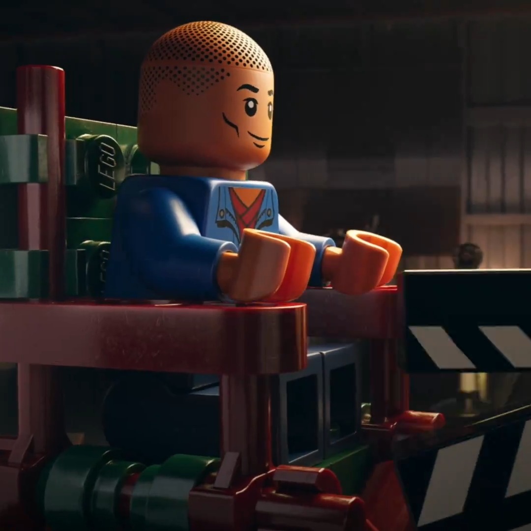 PIECE BY PIECE in theaters October 11 LEGO Focus Features FEATURING: Gwen Stefani Kendrick Lamar Timbaland Justin Timberlake Busta Rhymes Mr. Carter Snoop Dogg N.O.R.E