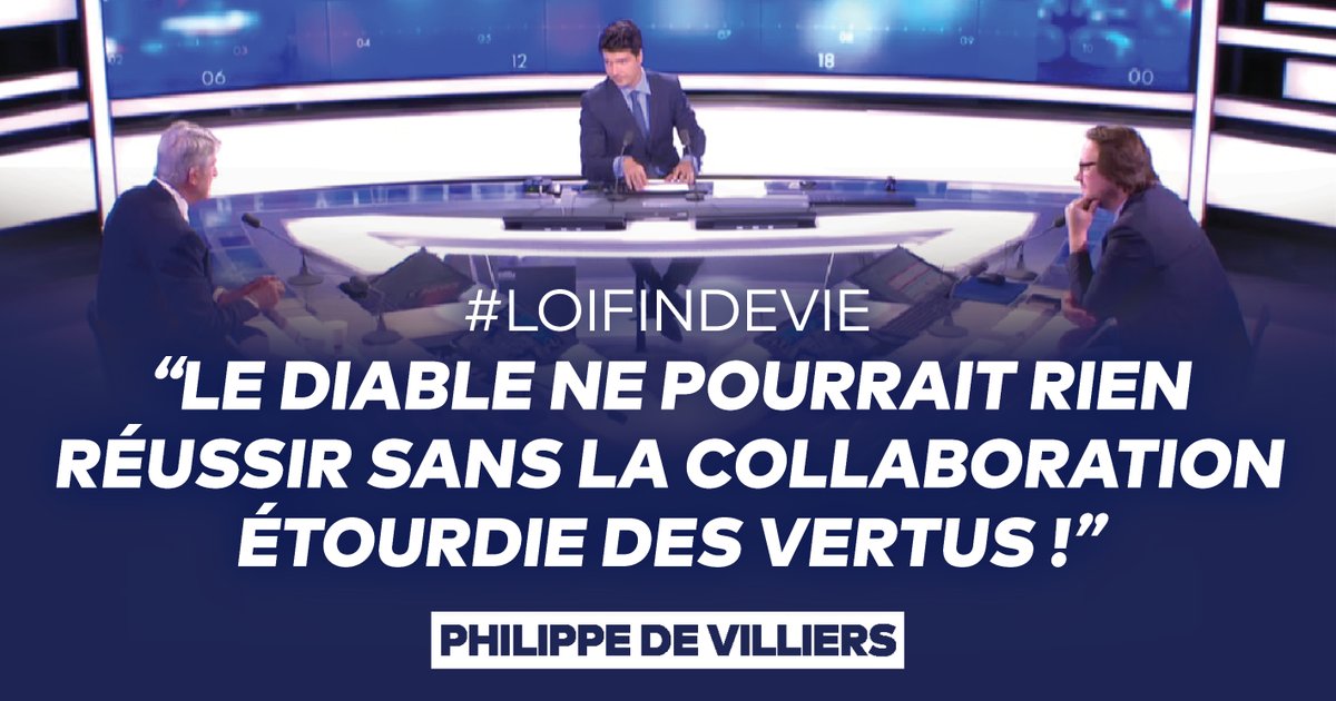 #LoiFinDeVie / J’espère que les Français vont prendre conscience de ce qu'il se passe ! Cette loi mettra fin aux soins palliatifs, légalisera le suicide et instaurera le meurtre sur ordonnance. Cela me fait penser à Nicolás Gómez Dávila : "Le diable ne pourrait rien réussir sans la collaboration étourdie des vertus !" 🔴Voir l'émission complète : 🤳Rejoignez-moi sur les différents réseaux sociaux : #FaceAPhilippeDeVilliers #FADV #CNews #DirectAN Véronique Besse