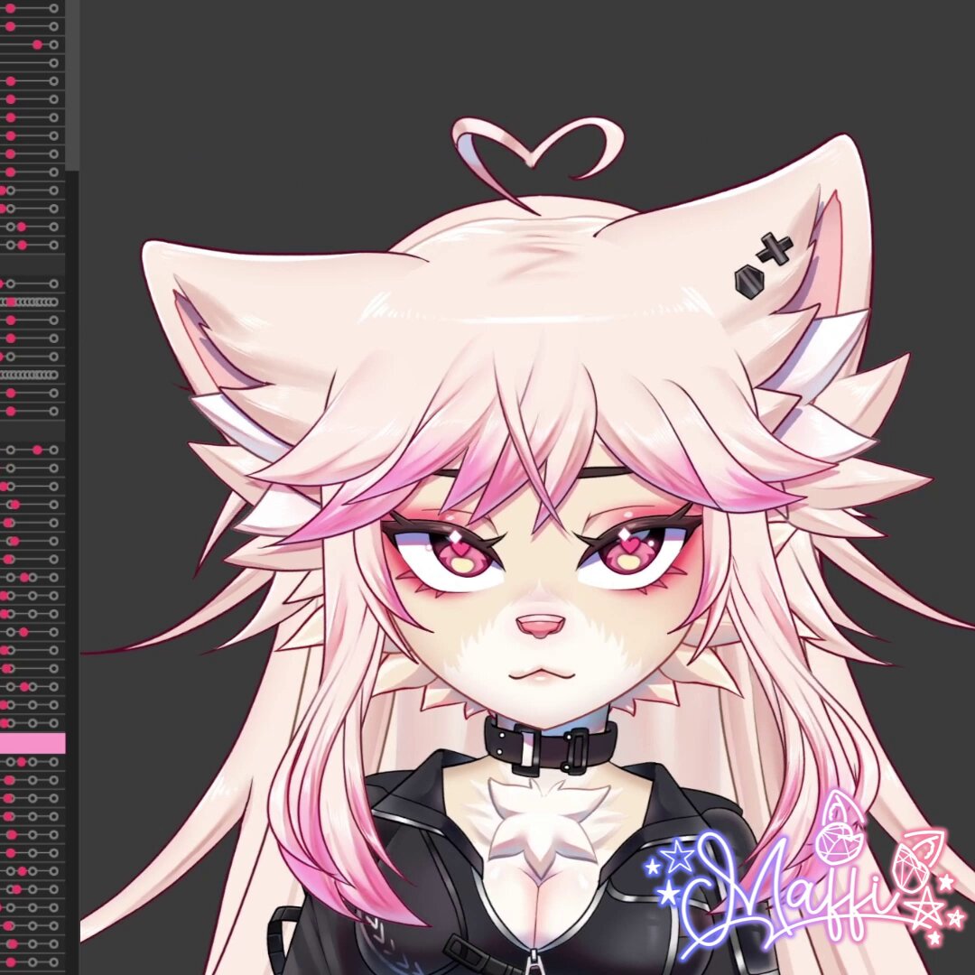 new showcase is coming! 🤍Vtuber: FREYA AMARI | M.RAGE ‼️ 🤍Artist: @ Crydiaa 🤍Rig: Maffi 💫 Live2D Mama #Live2D #Live2dCommissions #Live2DWIP #Vtuber