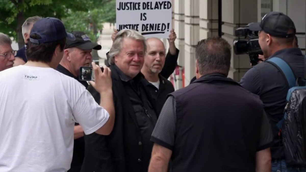BREAKING: Steve Bannon ordered to report to prison by July 1 for contempt of Congress