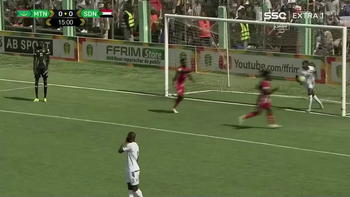 هدددددف!⚽ الهدف الأول لمنتخب السودان موريتانيا 0 × 1 السودان #موريتانيا_السودان #SSC | #WCQ