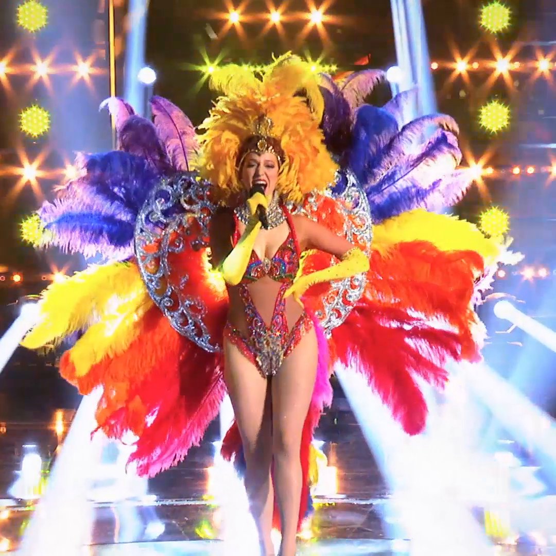 I just know Lady Gaga would eat this up! 🤭 Don’t miss Showgirl on the season finale of #ICanSeeYourVoice tonight!