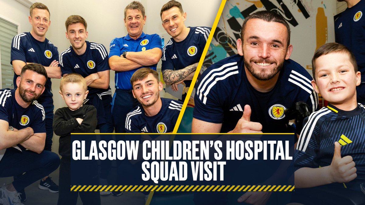 “Hopefully we’ve put some smiles on the kids’ faces, but they’ve done a lot more for us – that’s for sure.” Last week, we were lucky enough to pay a visit to Glasgow Children's Hospital. Thanks for having us, Glasgow Children's Hospital Charity 💙