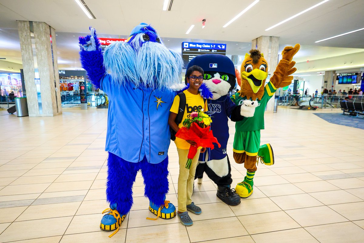 Started from the Trop, now we're here! 🐝 It's been an un-bee-lievable journey and we are so proud of everything Bruhat has accomplished. Congrats and welcome home to the 2024 Scripps National Spelling Bee Champion! Rays Community | Raymond