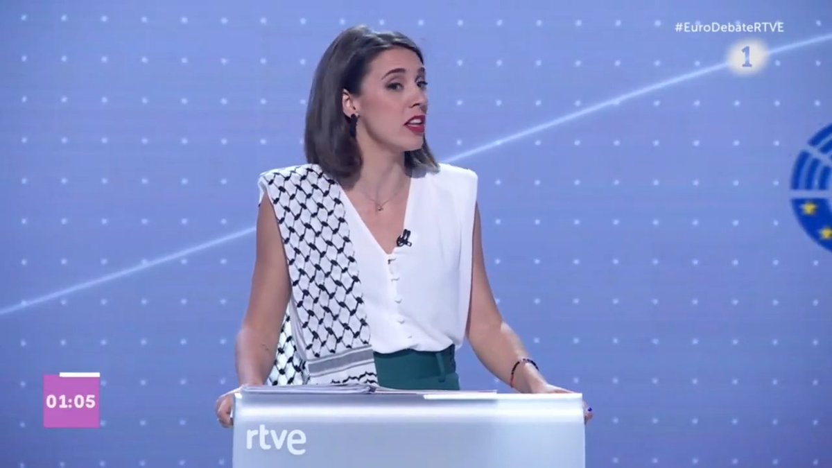 🟣Irene Montero: Si como usted dice es un genocidio, ¿por qué Albares dice que no va a tomar partido por ninguna de las partes? Teresa Ribera: No quiero contestar a esto. 😳 #EurodebateRTVE