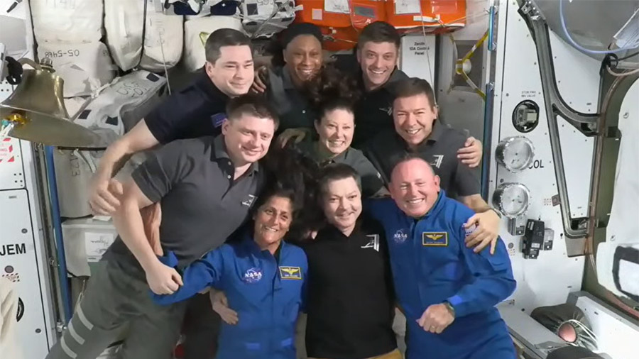 .ARCHIVED NASA Astronauts Butch Wilmore and Suni Williams entered the space station at 3:45pm ET today after opening Boeing Space's #Starliner hatch. More...