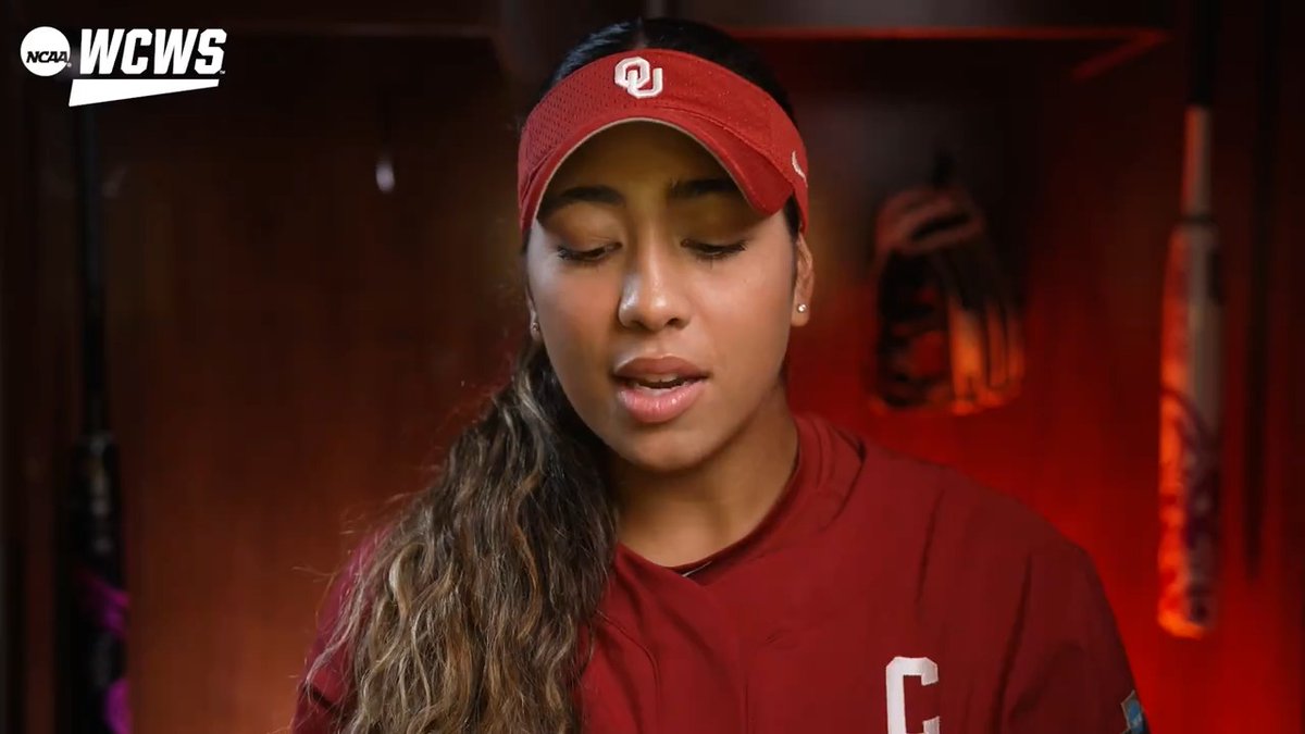 "It is something that I love to do with my sisters next to me. Softball is giving me the opportunity to represent who I am." Tiare Estrem writes a heartwarming letter to the sport of softball. #WCWS x Oklahoma Softball
