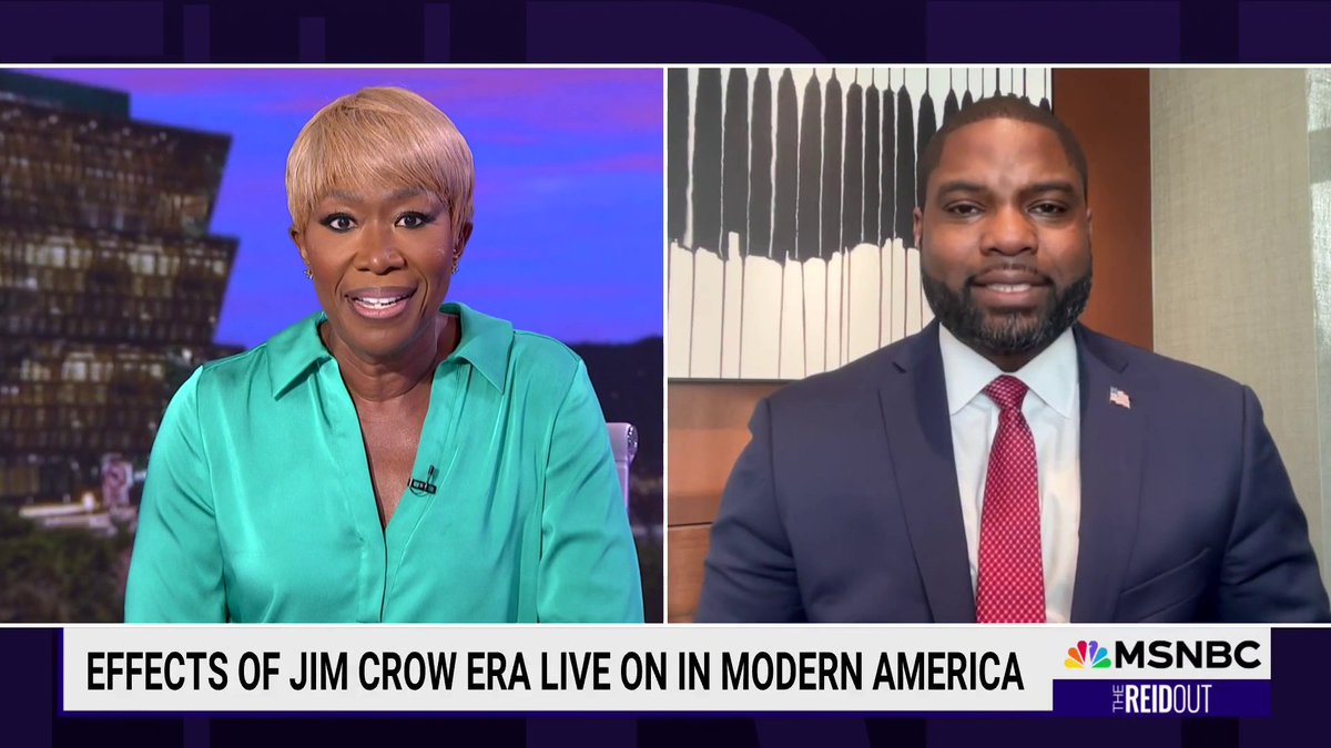Trump surrogate Rep. Byron Donalds (R-FL) responds to saying “during Jim Crow the Black family was together” during a Tuesday Black voter outreach event. Joy asks Donalds, whose wife is white, "Could your family have existed under Jim Crow?" Watch more: