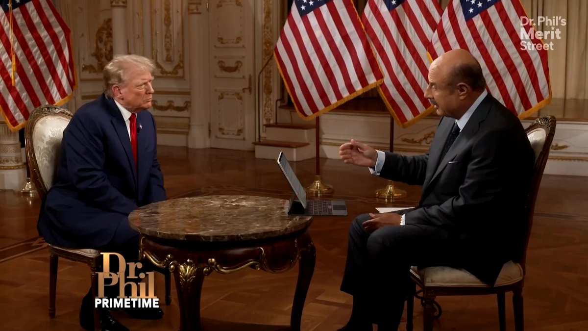 My one on one interview with President Donald Trump. In depth. No holds barred. A must watch.