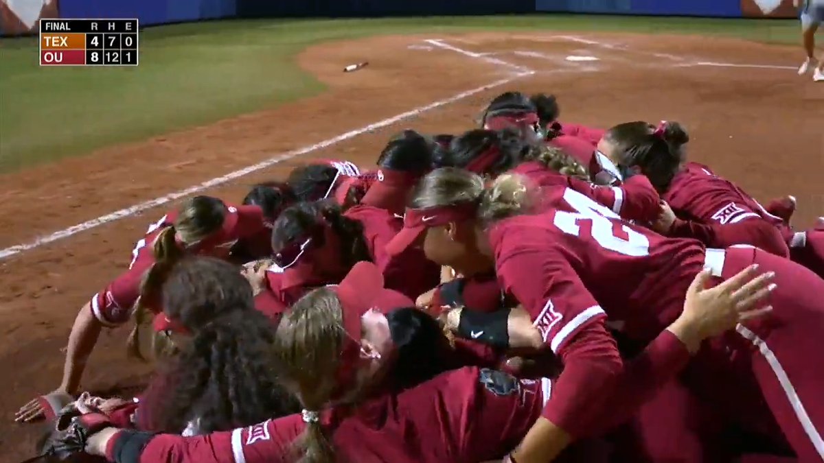 Oklahoma Softball just won their FOURTH straight National Title One of the greatest dynasties in sports