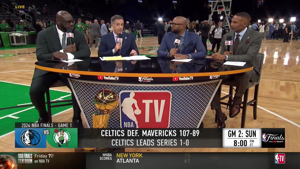 "There's not a fifth best player. At times, Porzingis can be the fifth best player; there's not one in the NBA like this guy." 🙌 Kenny Smith was impressed with KP in his return and impact in Game 1 💪