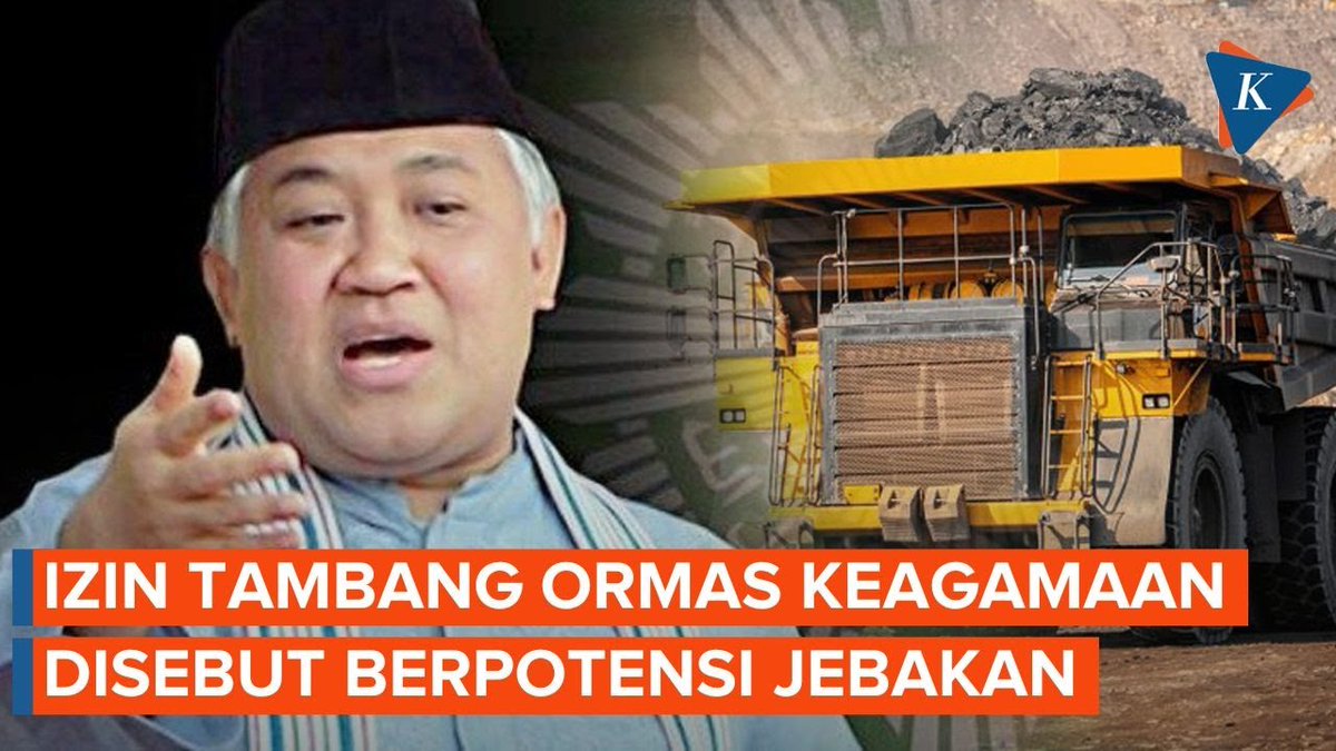 Mantan Ketua Umum Pimpinan Pusat (PP) Muhammadiyah, Din Syamsuddin, menyebut pemberian konsesi izin tambang untuk ormas keagamaan seperti Nahdlatul Ulama (NU) dan Muhammadiyah berpotensi jebakan. | #DinSyamsuddin #Muhammadiyah #NU #KonsesiTambang