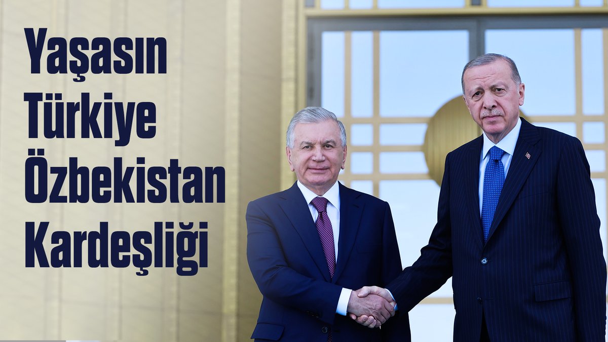 Cumhurbaşkanımız Recep Tayyip Erdoğan: “Yaşasın Türkiye-Özbekistan kardeşliği!” 🇹🇷🇺🇿