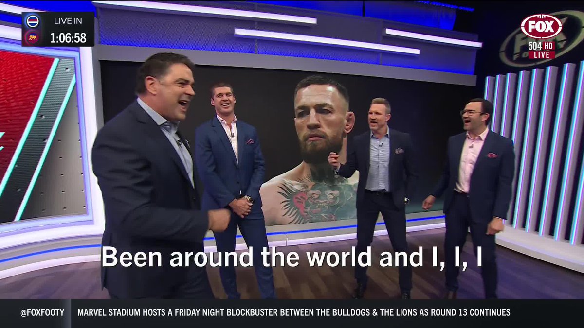 Safe to say Garry, Bucks and Jordy's plan to roast Browny for his failed trip to interview Conor McGregor didn't go to plan... 📺 Watch #AFLDogsLions LIVE on ch. 504 or stream on Kayo: ✍️ BLOG