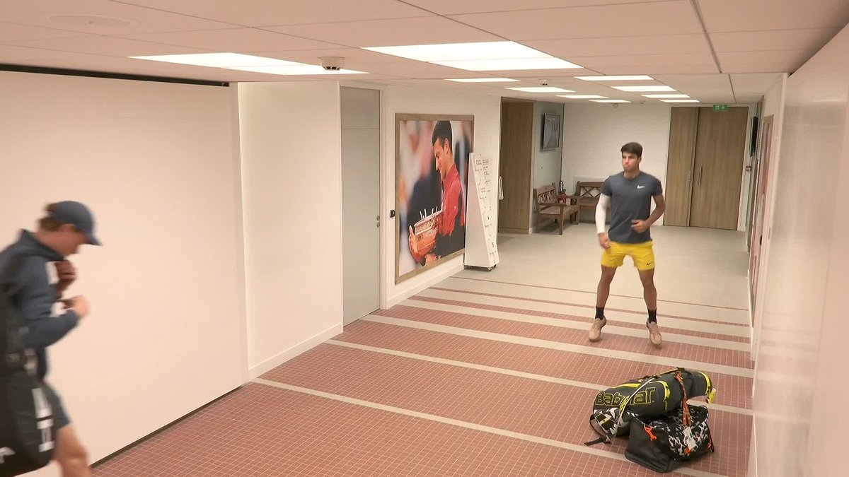 These two 🤝 Carlos Alcaraz Jannik Sinner #RolandGarros