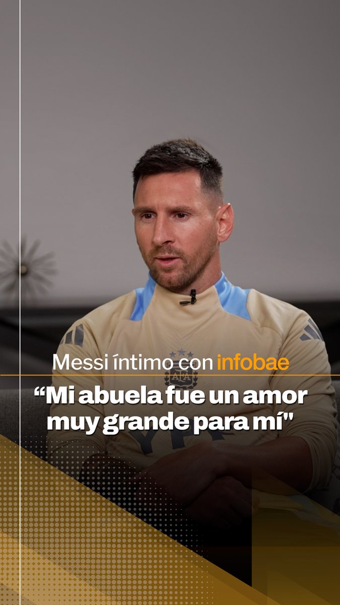 Uf, de pronto como que está lloviendo. Messi hablando de su abuela. Le dedicó todos los goles que hizo en su carrera.