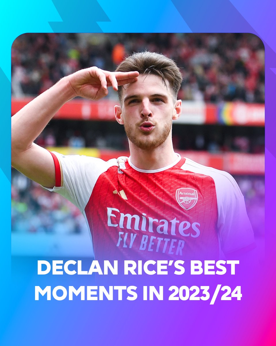 Were you impressed by Declan Rice's first season with Arsenal? 🔴⚪️