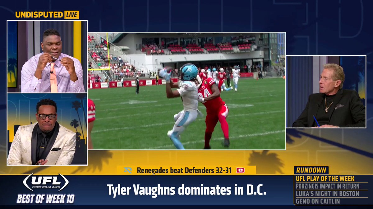 Tyler Vaughns dominates and leads the best plays from Week 10 in United Football League 👀 Keyshawn: "He will get another opportunity in the NFL."