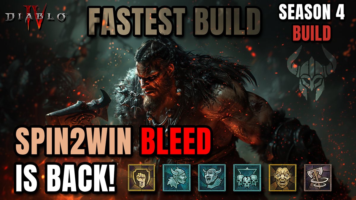 Spin2Win Whirlwind Barb Speedfarming in#DiabloIV. 1 Minute Boss spawns on Pit Tier 95. Still lacking some single target damage, but for these lower tiers it kinda works. ⚔️ Farming some Masterworking Mats with ease! Dust Devil Bleed Version - Full Build: