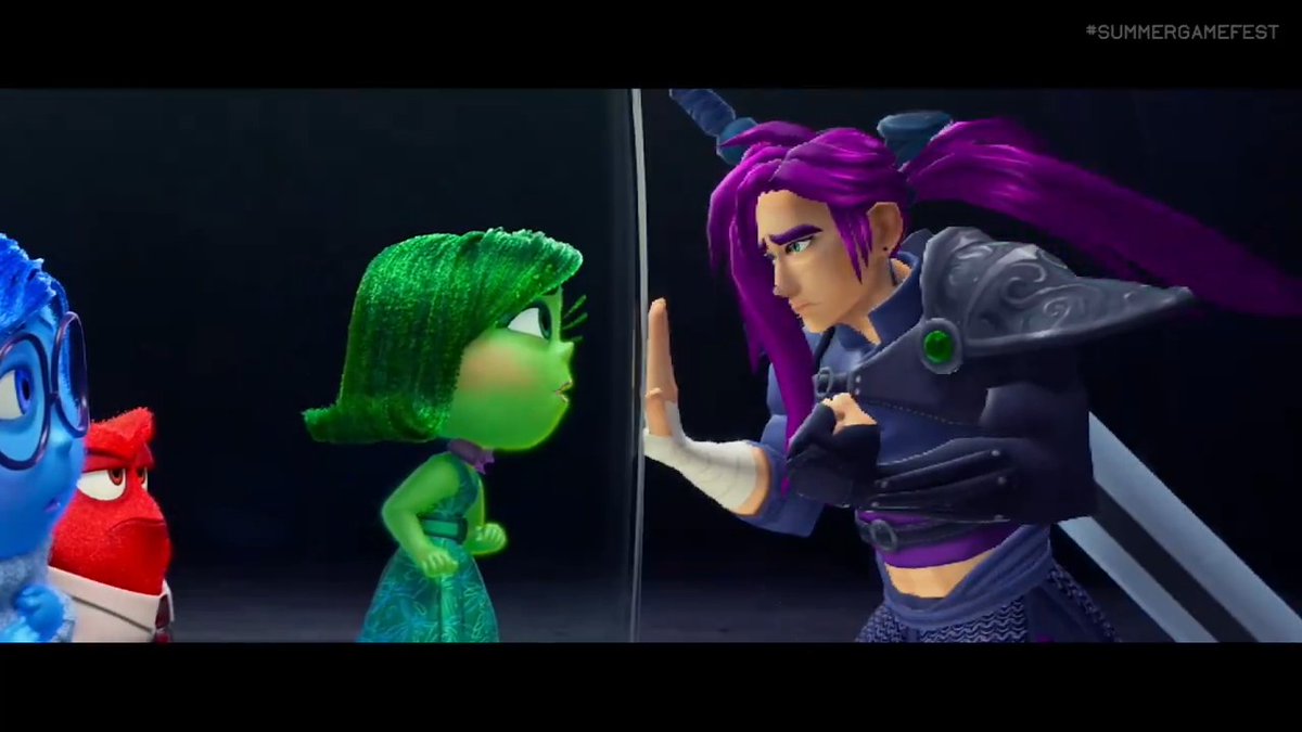 New clip from Pixar’s ‘INSIDE OUT 2,’ featuring Lance Slashblade. He’s a video game character that Riley had a crush on when younger.