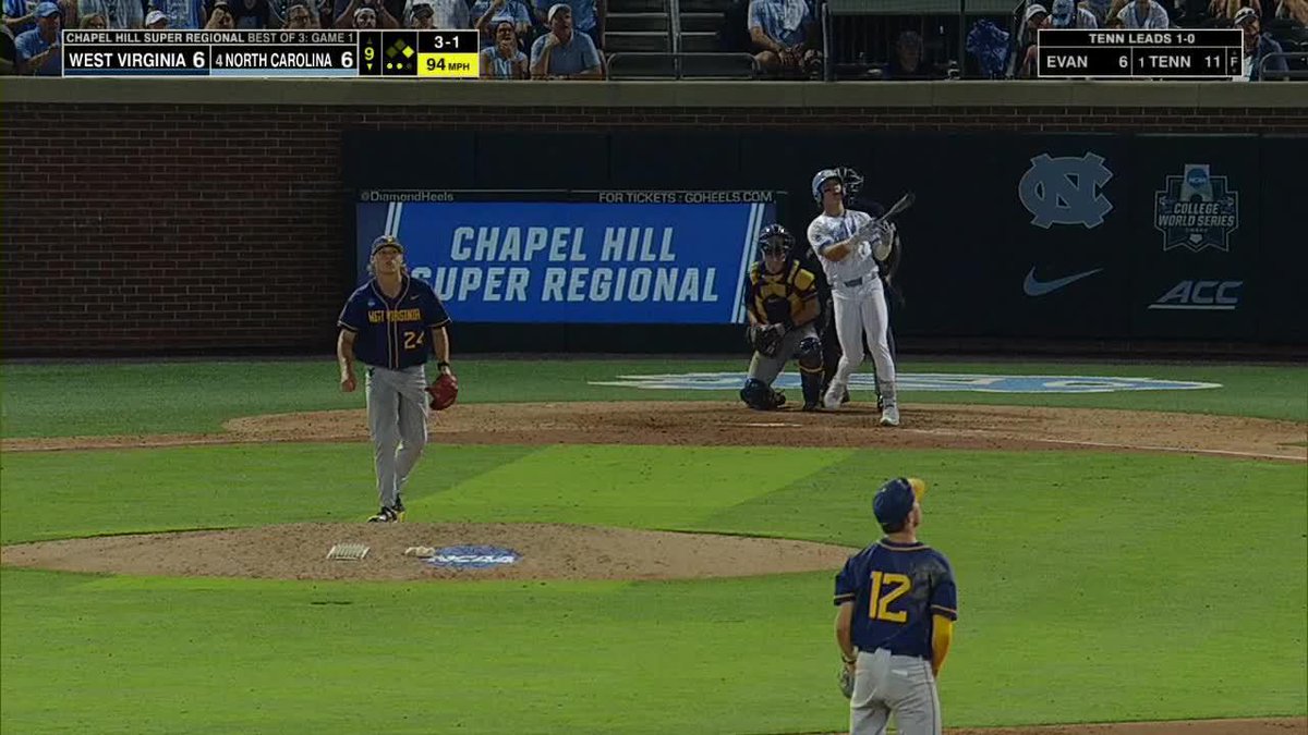 VANCE HONEYCUTT WINS IT FOR THE TAR HEELS WITH A WALK-OFF BLAST 💥