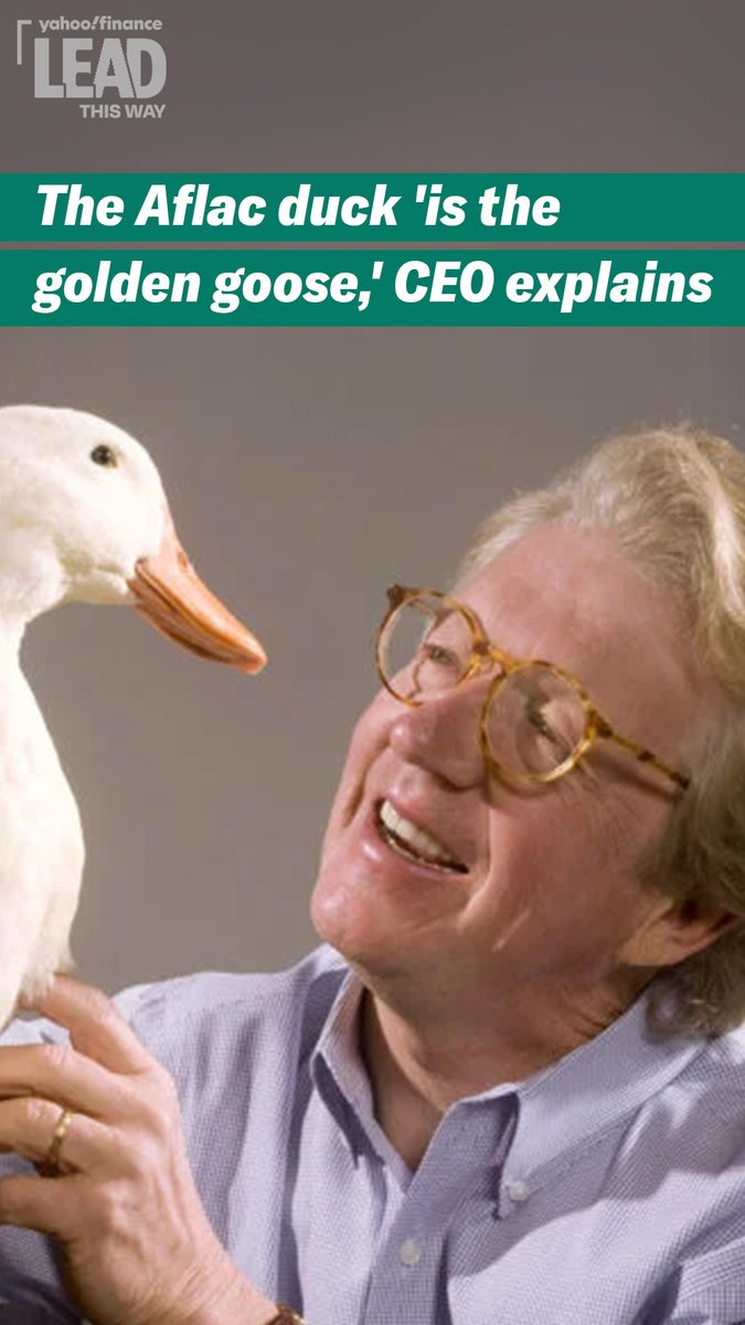 Aflac CEO Dan Amos shares how its iconic duck became the company's "golden goose."