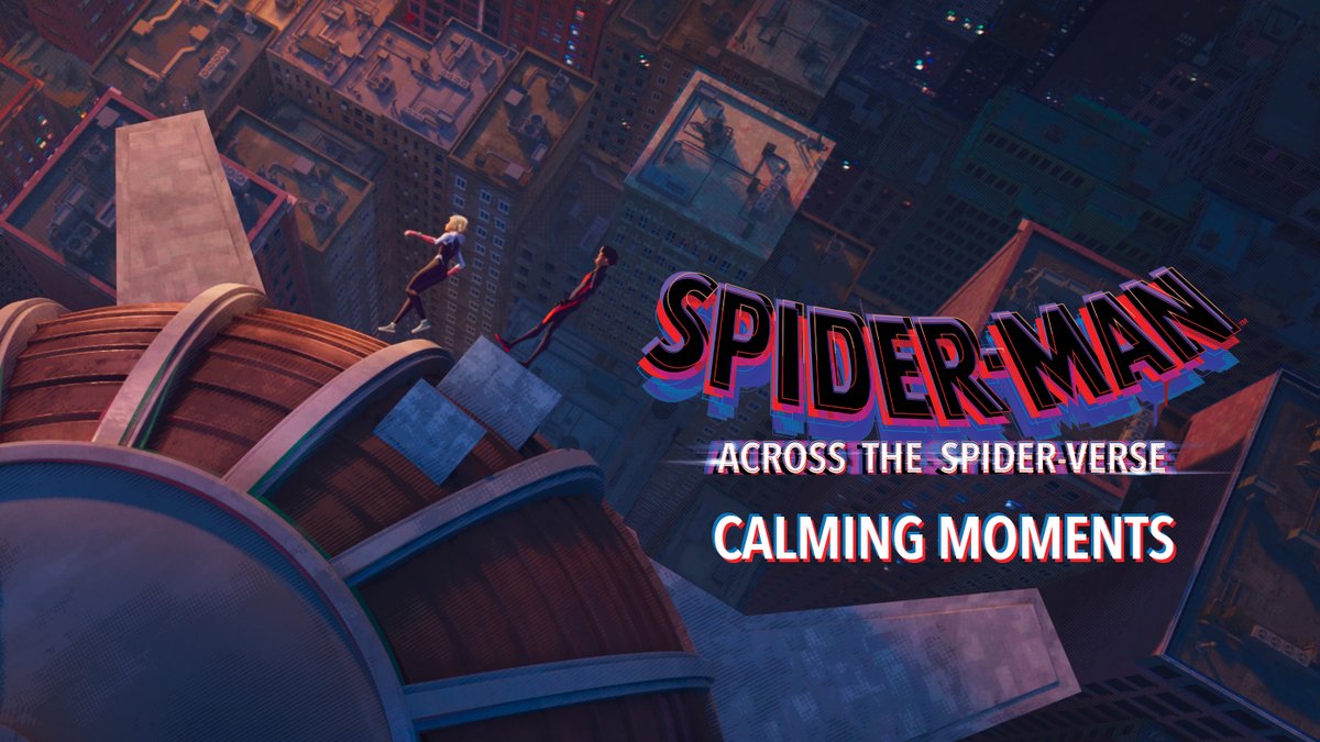 Start the weekend with a chill mentality. Here are calming moments from Spider-Man: Across the #SpiderVerse.