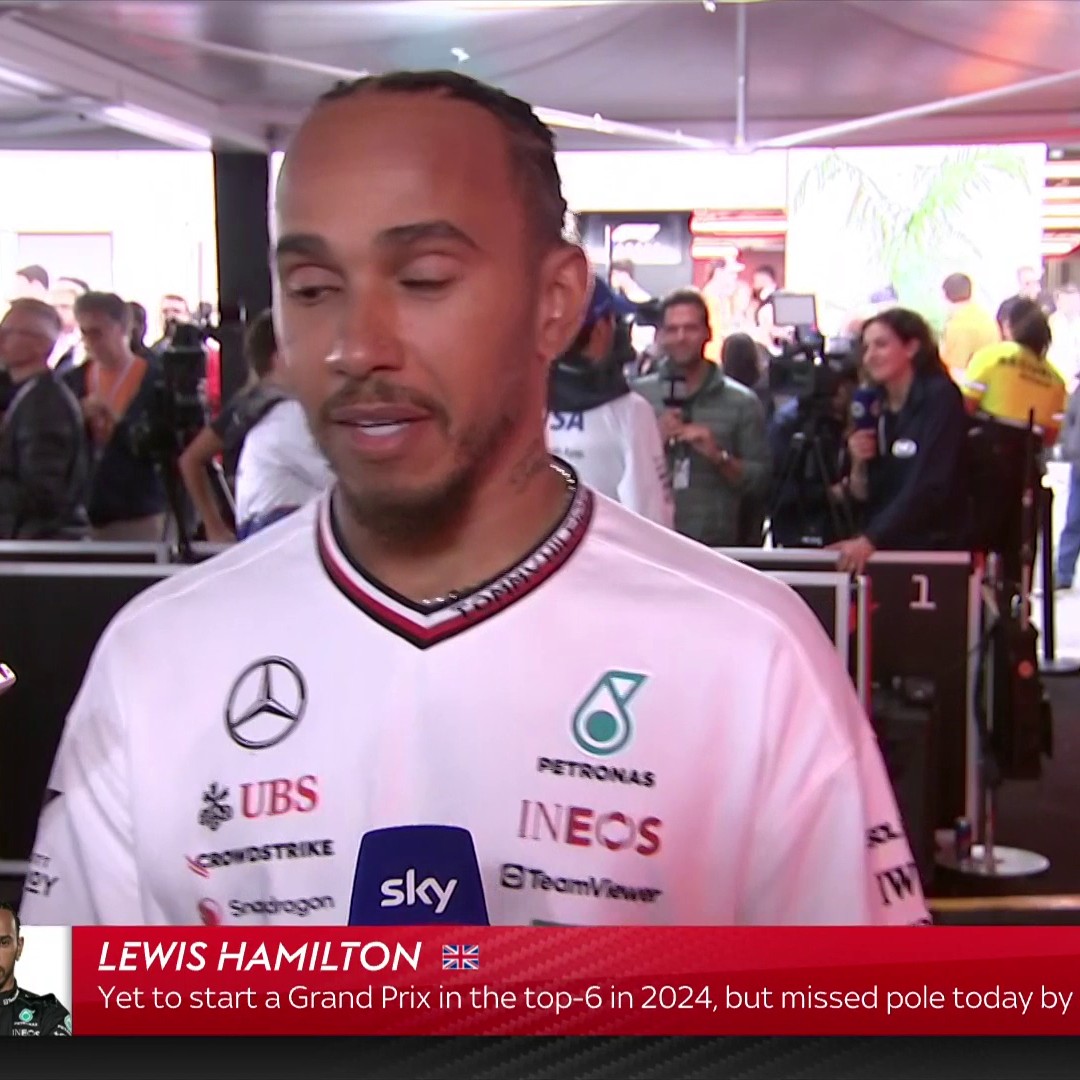 "The car felt great all weekend, as soon as it got to qualifying... it disappeared" 👀 Lewis Hamilton explains what went wrong for him in Q3 🧐