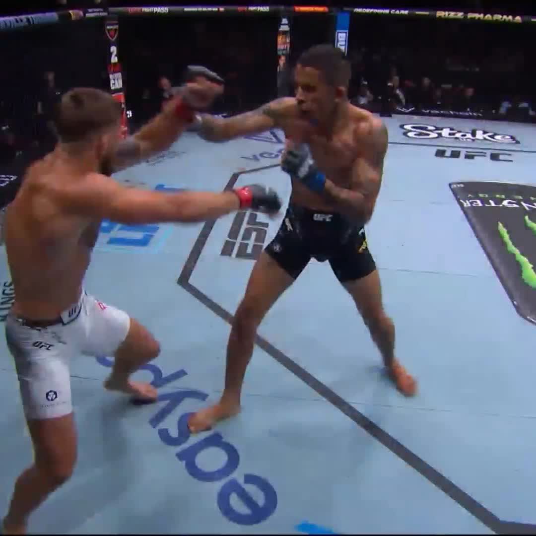 Clara rodilla el hígado 💥 #UFCLouisville