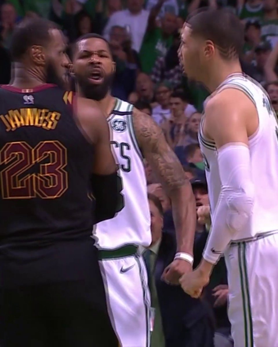 When a 20-year-old rookie Tatum dunked on Bron and flexed on him during Game 7 of the ECF 😤