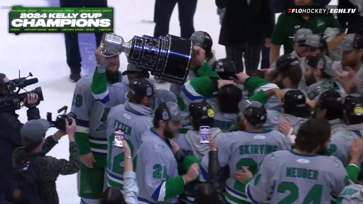 GIVE IT UP FOR THE 2024 #KellyCup CHAMPIONS 🐊 🏆 Florida Everblades FloHockey