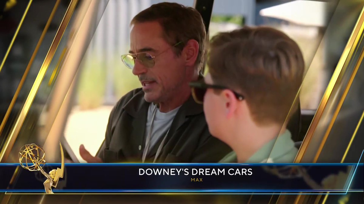 The #DaytimeEmmys Award for Outstanding Lifestyle Program goes to Downey's Dream Cars @robertdowneyjr (hbo max fka).