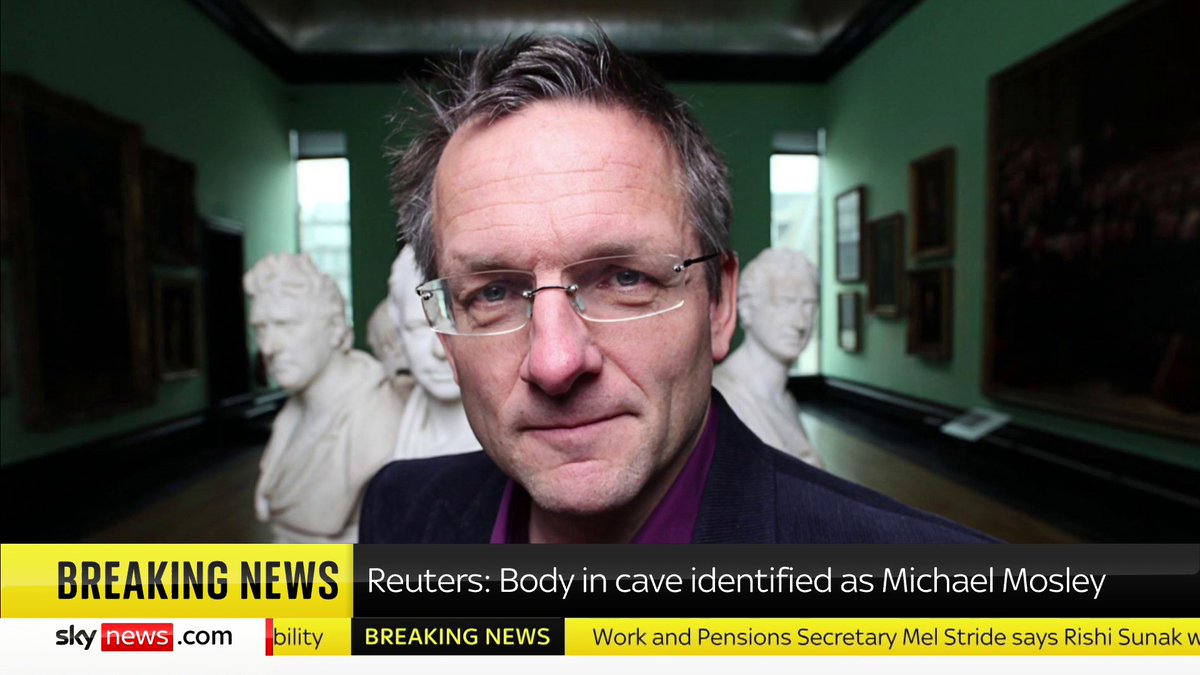 BREAKING: A body has been found in the search for TV doctor Michael Mosley, who went missing on a Greek island, its deputy mayor has said. Read more on this story: 📺 Sky 501, Virgin 602, Freeview 233 and YouTube