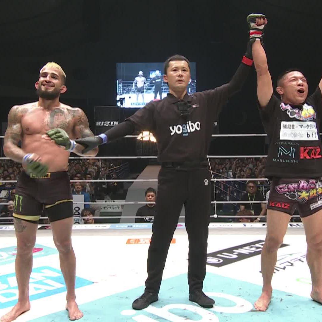 セルジオ×堀口恭司 判定の瞬間！ #RIZIN47 🎥RIZIN.tv
