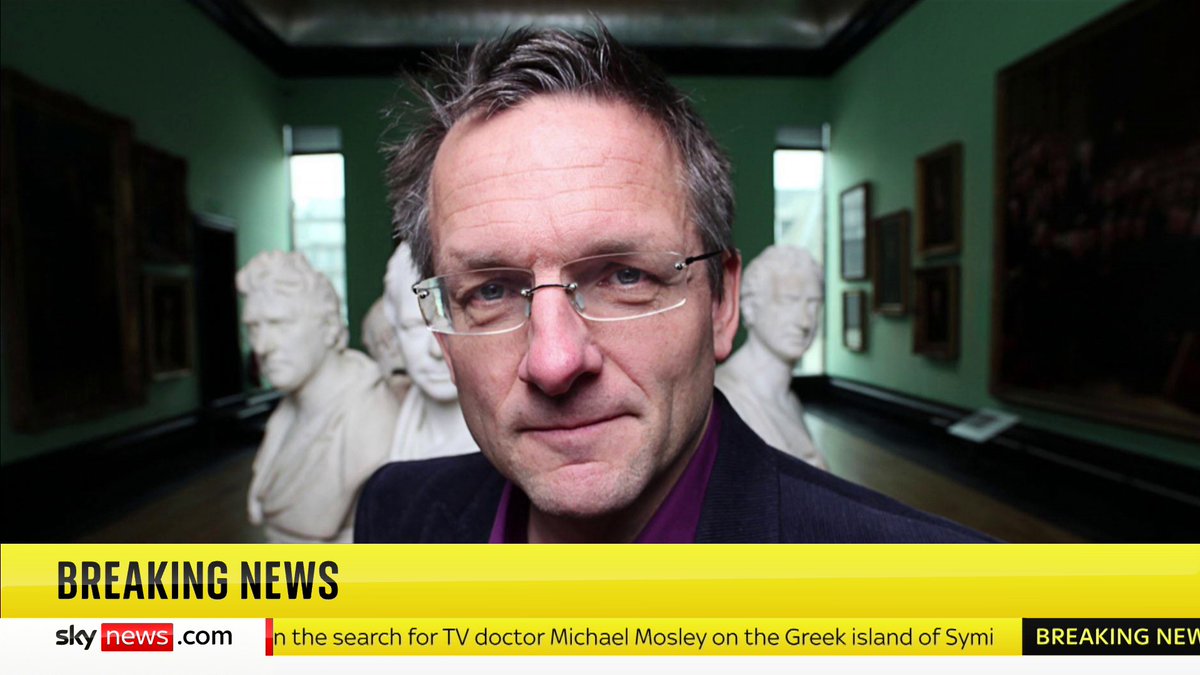 Michael Mosley's wife Dr Clare Mosley has released a statement, saying: "It's devastating to have lost Michael, my wonderful, funny, kind and brilliant husband." Click here for the latest: 📺 Sky 501, Virgin 602, Freeview 233 and YouTube