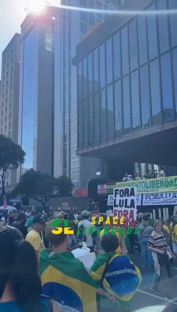 🚨 AGORA - O povo está na chegando na Manifestação na Av. Paulista! É o povo pelo povo! Não temos tempo para esperar o Brasil sangrar. Compareçam! 🇧🇷