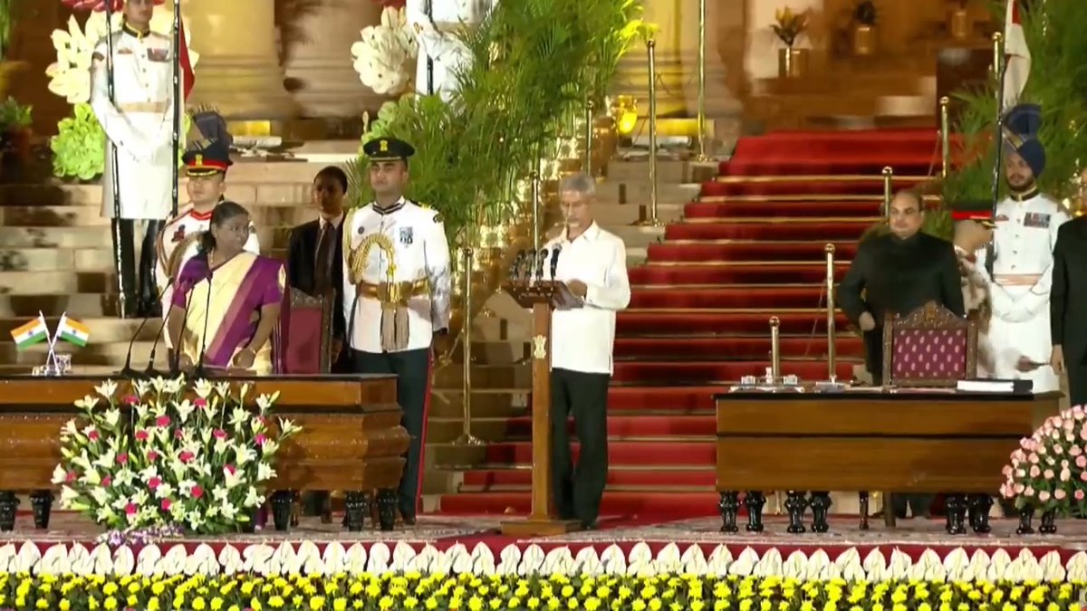 Took oath at the Swearing-in Ceremony 2024.