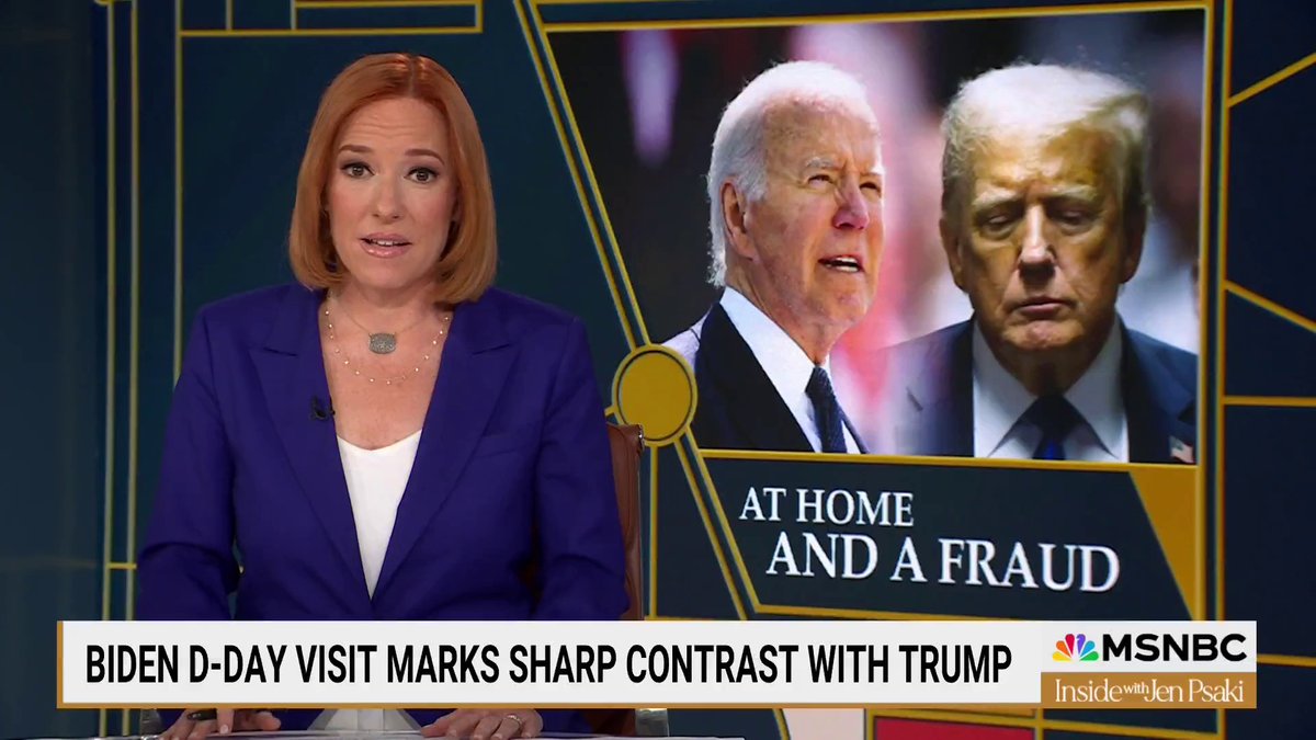 .Jen Psaki: "The truth is Trump couldn't really care less about preserving the values that the US has long stood for... His campaign is not about preserving our freedom, it's about preserving his own. It’s not about upholding American greatness. It's about staying out of prison."