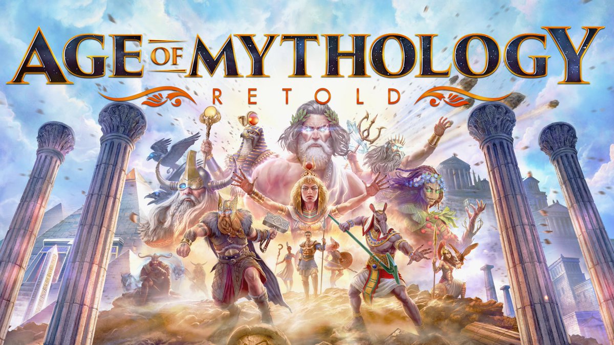 we're going to a mythical land of gods, monsters, and humans alike in Age of Mythology: Retold. play day one with Game Pass on console and PC September 4! | #XboxShowcase @AgeOfMyth