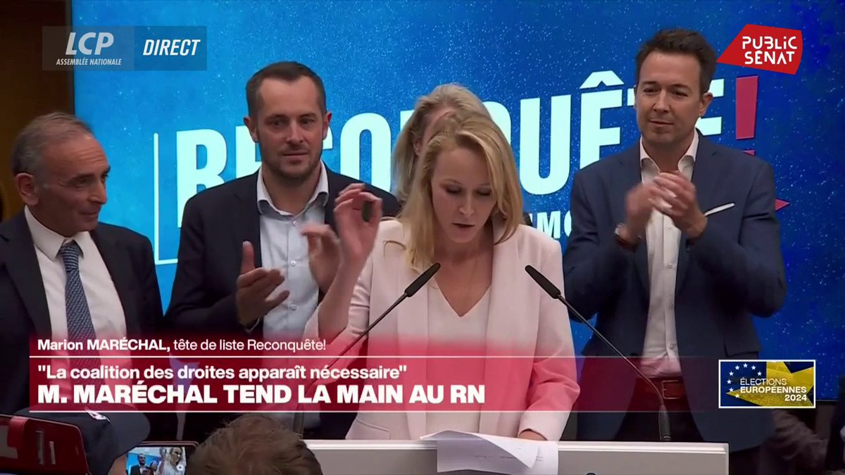 Marion Maréchal : "Je suis prête a rencontrer Jordan Bardella, Marine Le Pen, Eric Ciotti, NDA pour travailler ensemble"